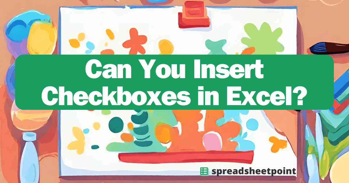 It's easy, inserting checkboxes in Excel. You just need to use the desktop app.