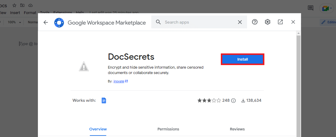 Install DocSecrets