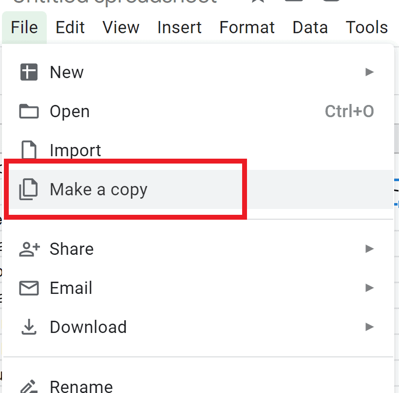 make a copy