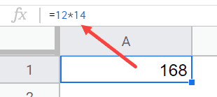 Multiply numbers using operator