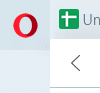 click Opera icon to open the browser menu.