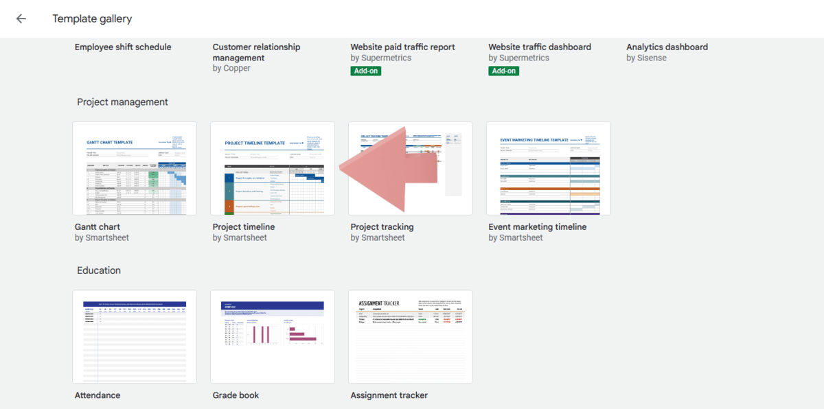 Open the product timeline spreadsheet