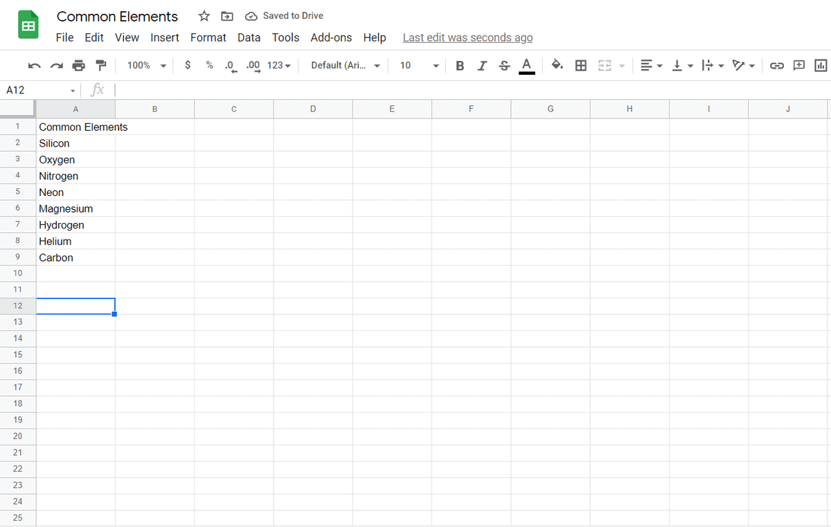 reverse order in google sheets