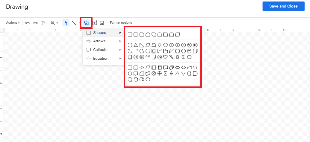 Pick the right shapes