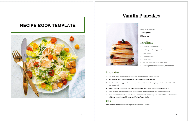 Recipe Book Template