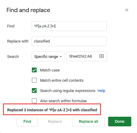 replaced 3 instances of words strating with P