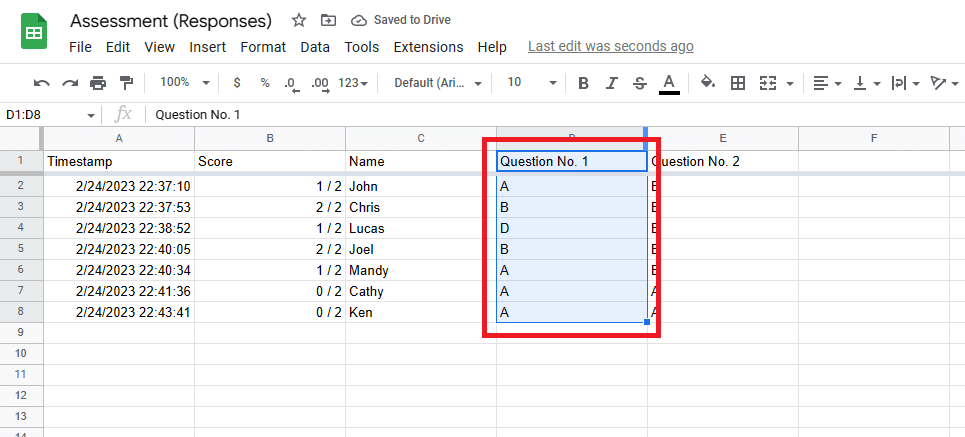 Select a data set to make a pie chart from