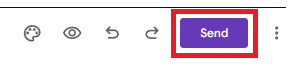 Send button in Google forms