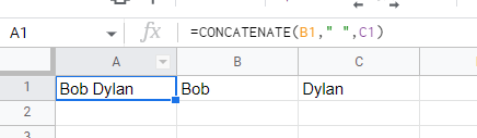 Simple Concatenate example