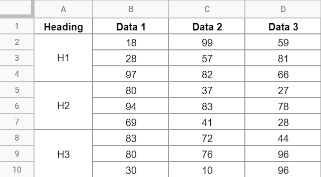 Stack Vertically Dataset