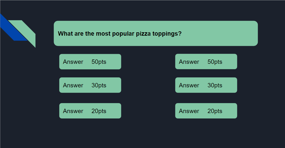 text boxes for questions and answers