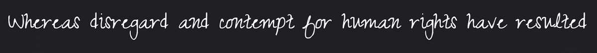 Sample text using Zeyada font