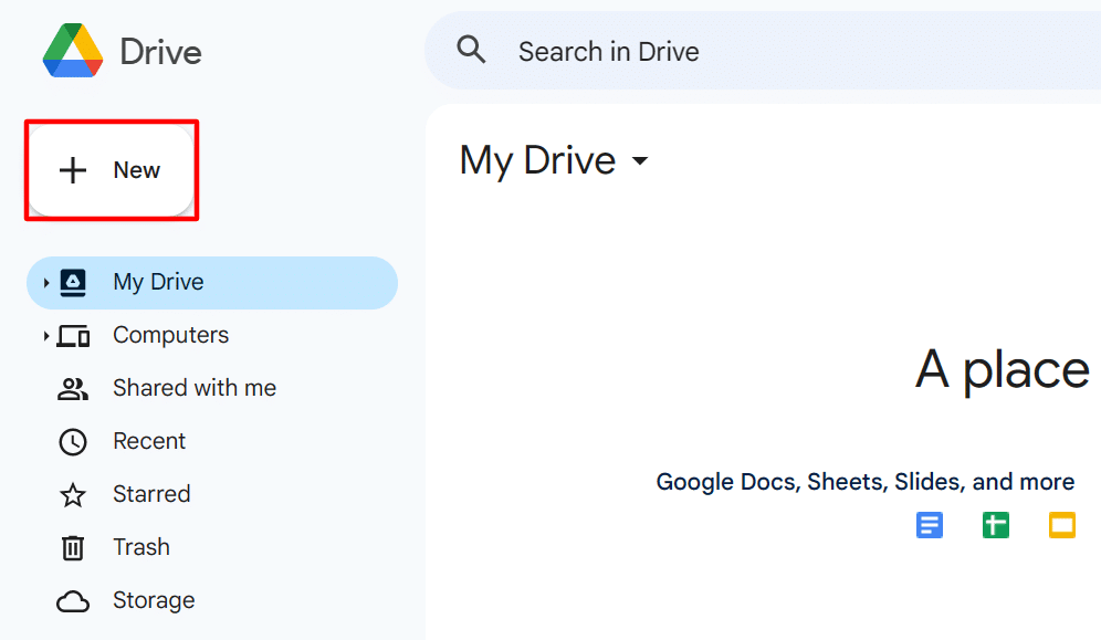 How to upload a doc to Google Drive