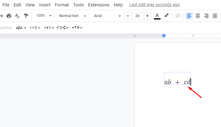 How to do subscript in Google Docs—how to add superscript subscript to mathematical equations