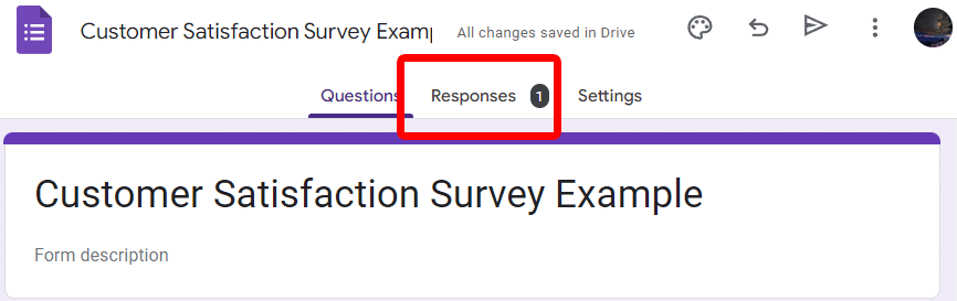 Google Form responses