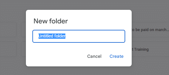 New Untitled folder