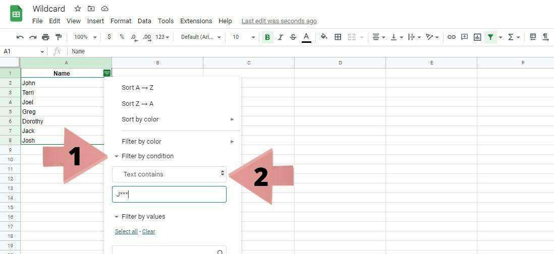 The 3 Google Sheets Wildcards and How to Use Them