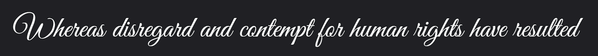 Calligraphy Fonts on Google Docs—Sample text using Great Vibes