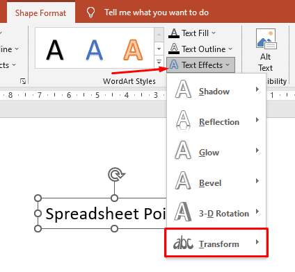 How to use text effects in PowerPoint