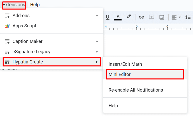 Where to find the Mini Editor after installing Hypatia addon