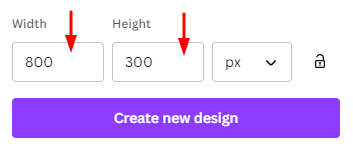 How to set custom project dimensions on Canva