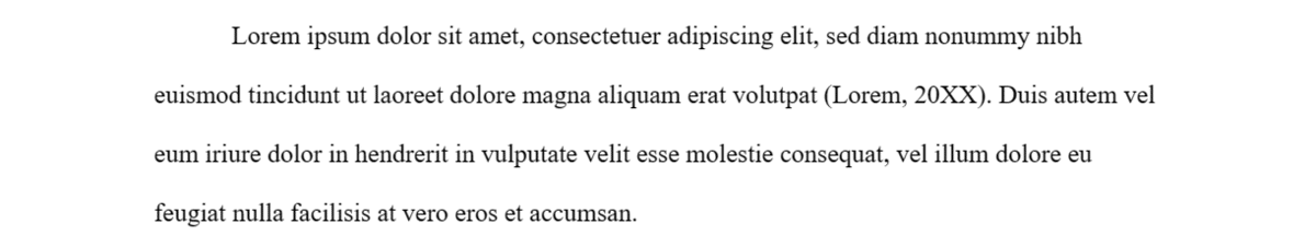 Paragraph indentation rules for APA format