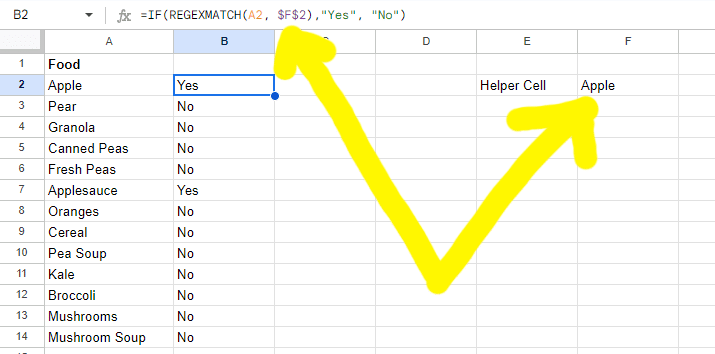 Replace the text in your formula with a helper cell text to be able to update everything automatically.