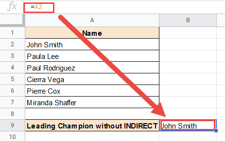 Using cell reference