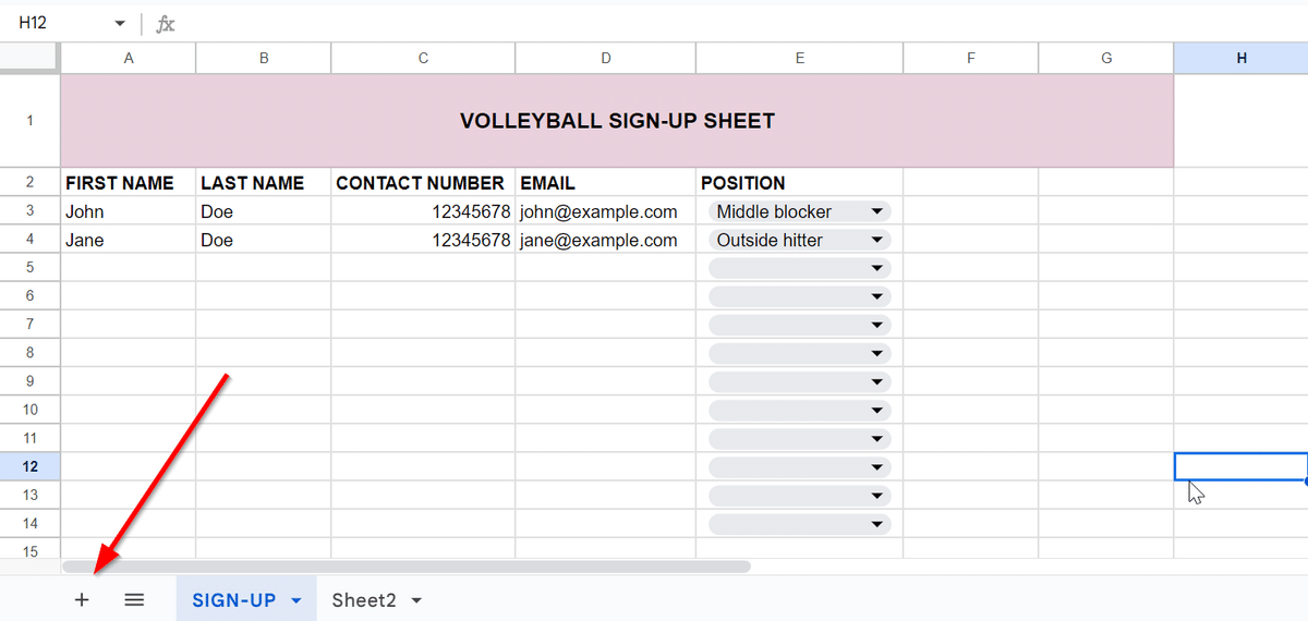 Creating a volleyball stats tracker