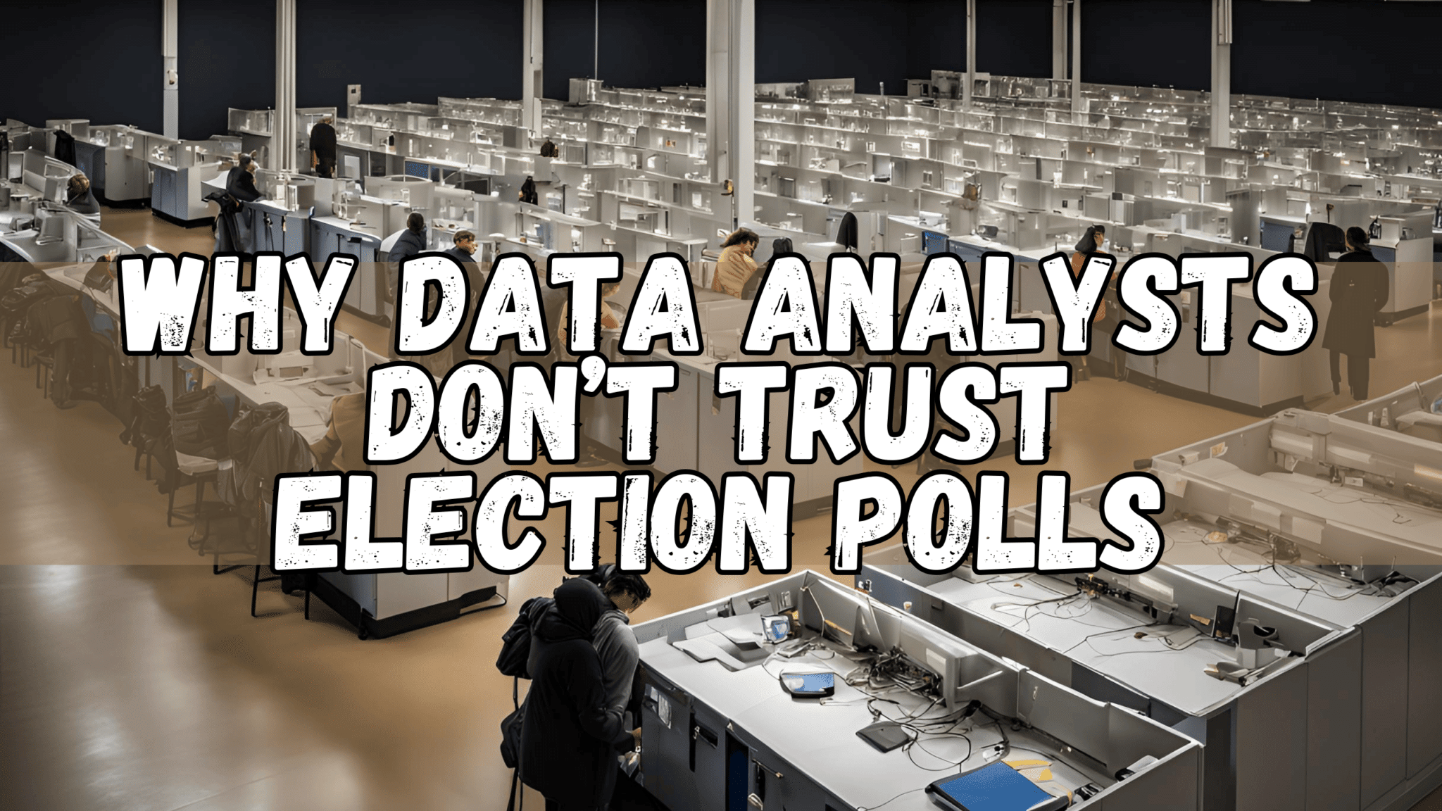 There are many ways to skew poll results. Let's talk about why it helps to have raw data for your spreadsheet.